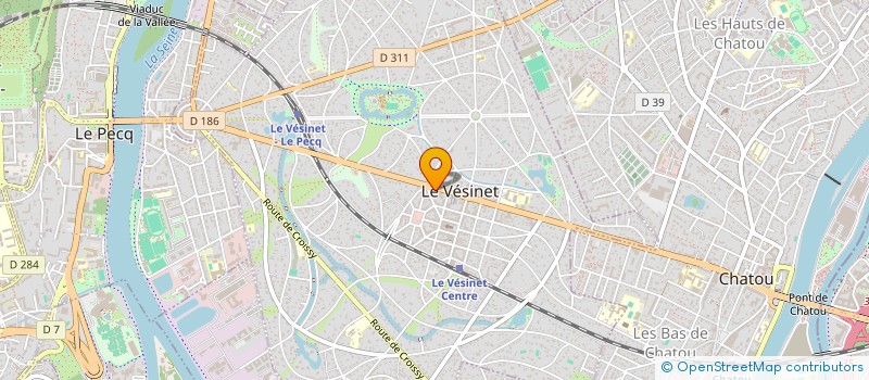 localisation de l'entreprise VESINET CYCLES  LE VESINET