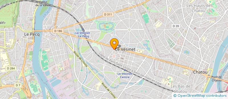 localisation de l'entreprise VESINOT  LE VESINET