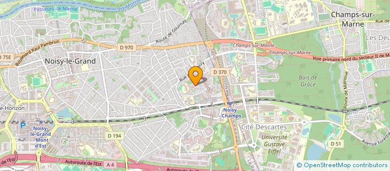 localisation de l'entreprise VESK SERVICES à NOISY-LE-GRAND