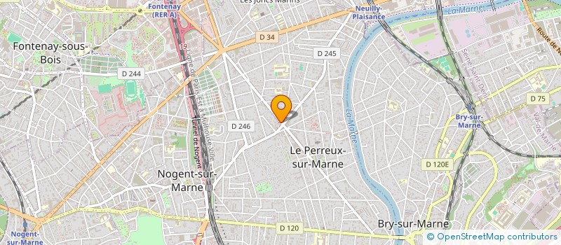 localisation de l'entreprise VESNA à LE PERREUX SUR MARNE