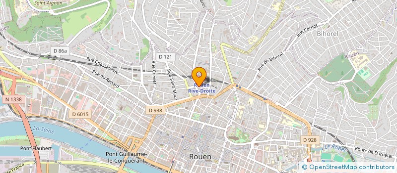 localisation de l'entreprise VESONTIO à ROUEN