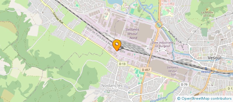 localisation de l'entreprise VESOUL LOGISTIQUE à NOIDANS-LES-VESOUL