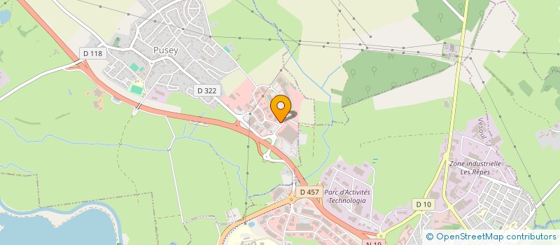 localisation de l'entreprise VESOULREST  PUSEY