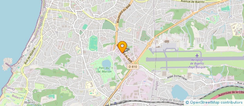 localisation de l'entreprise VESPA à BIARRITZ