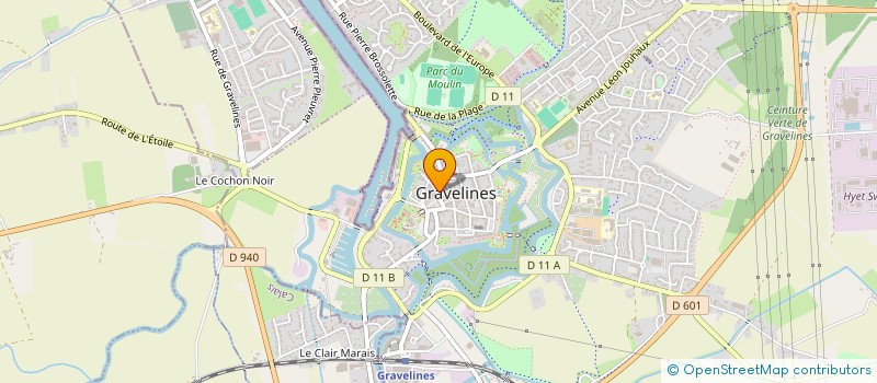 localisation de l'entreprise VESPAR à GRAVELINES