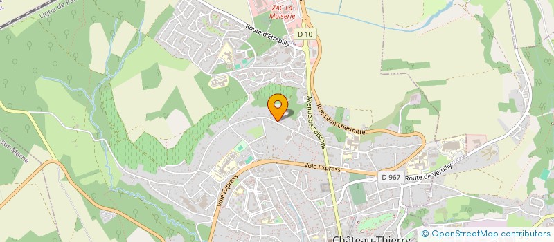 localisation de l'entreprise VESPEN  CHATEAU-THIERRY