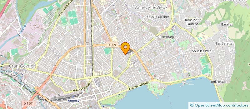 localisation de l'entreprise VESPER à ANNECY