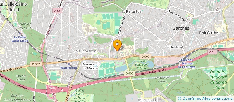 localisation de l'entreprise VESPER BRIDGE  VAUCRESSON