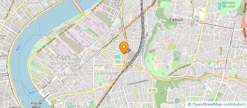 localisation de l'entreprise VESPER CAFE  BORDEAUX