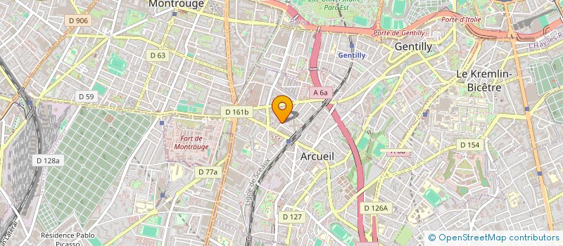 localisation de l'entreprise VESPER PICTURES  ARCUEIL