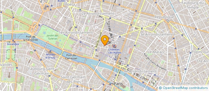 localisation de l'entreprise VESPERA à PARIS