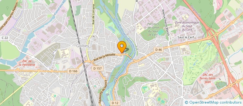 localisation de l'entreprise VESPERIA  GOLBEY