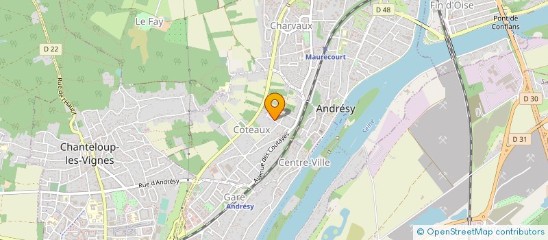 localisation de l'entreprise VESS AEROSPACE  ANDRESY