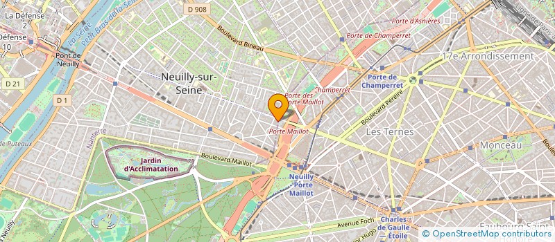 localisation de l'entreprise VESSEL à NEUILLY-SUR-SEINE
