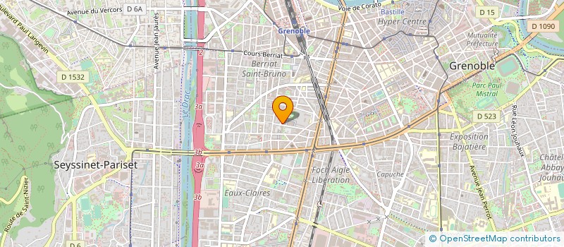 localisation de l'entreprise VESSIERE ET COMPAGNIE à GRENOBLE