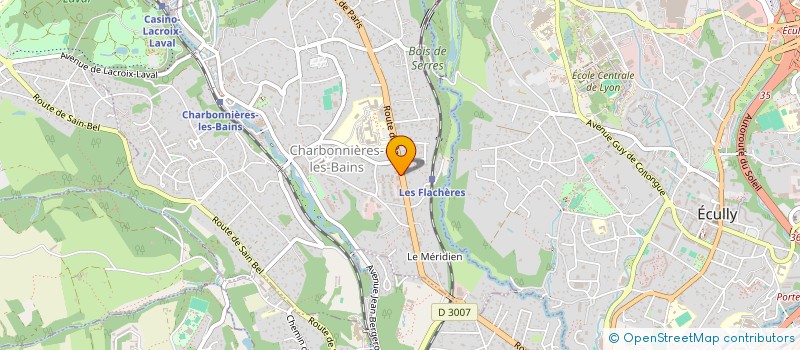 localisation de l'entreprise VESSIERE HALLES DE L'OUEST à CHARBONNIERES-LES-BAINS