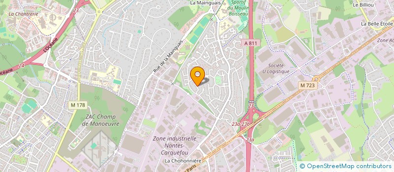 localisation de l'entreprise VEST'IMMO  CARQUEFOU