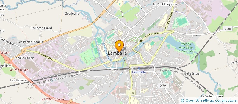 localisation de l'entreprise VEST INVEST à LAMBALLE-ARMOR