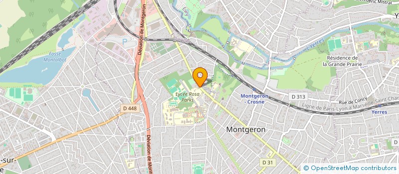 localisation de l'entreprise VESTA à MONTGERON