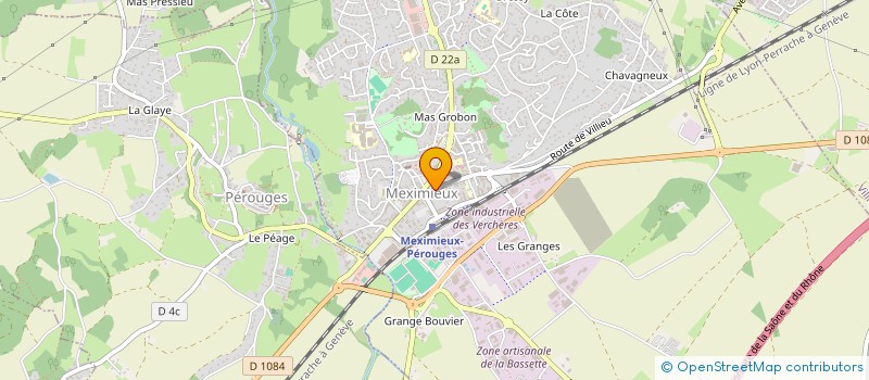 localisation de l'entreprise VESTA  MEXIMIEUX