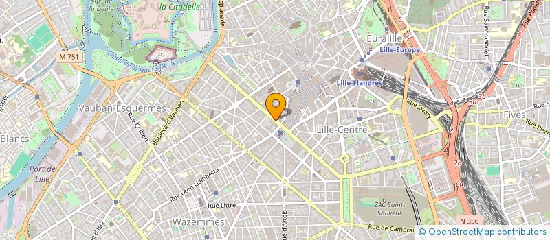 localisation de l'entreprise VESTA à LILLE