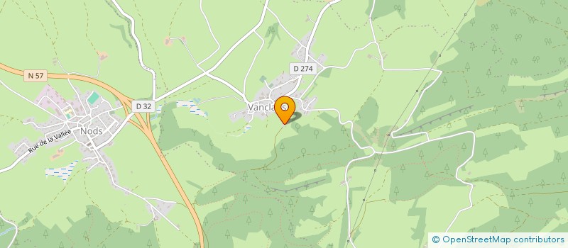 localisation de l'entreprise VESTA 5  LES PREMIERS SAPINS