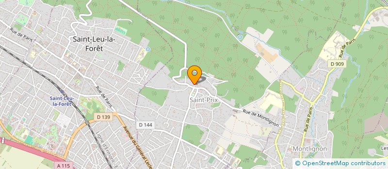 localisation de l'entreprise VESTA à SAINT-PRIX