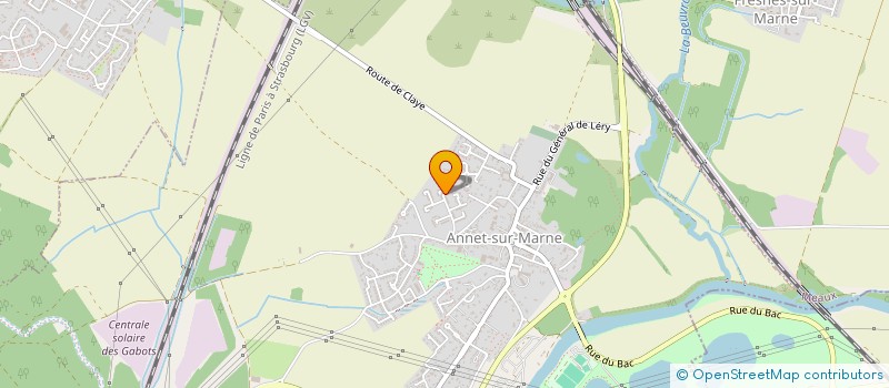localisation de l'entreprise VESTA à ANNET-SUR-MARNE
