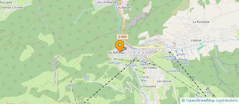 localisation de l'entreprise VESTA à LA CLUSAZ
