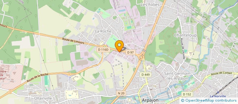 localisation de l'entreprise VESTA à ARPAJON