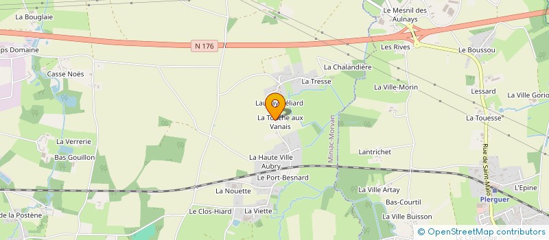 localisation de l'entreprise VESTA  MINIAC-MORVAN