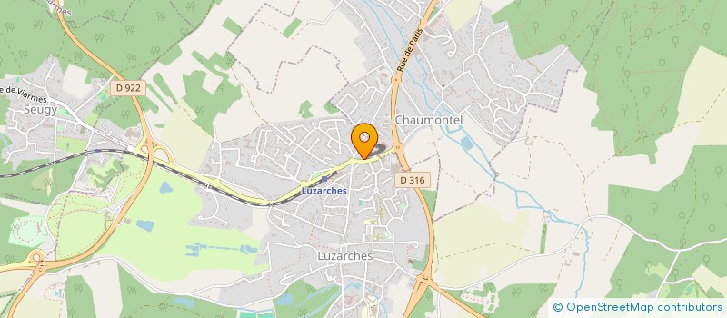localisation de l'entreprise VESTA à LUZARCHES