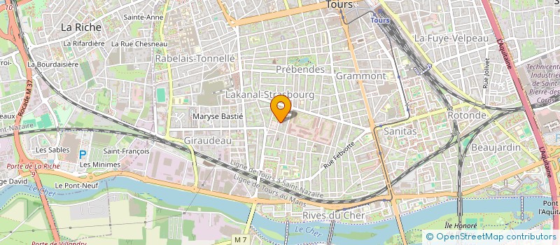 localisation de l'entreprise VESTA  TOURS