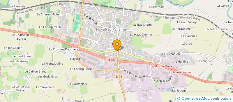 localisation de l'entreprise VESTA à NOYAL-SUR-VILAINE