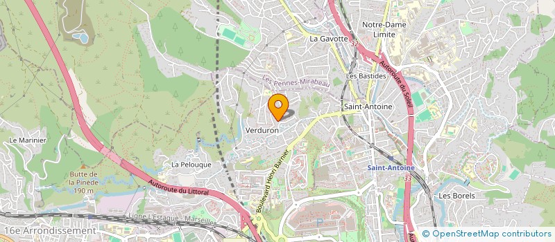 localisation de l'entreprise VESTA à MARSEILLE