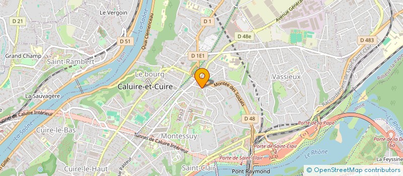 localisation de l'entreprise VESTA  CALUIRE-ET-CUIRE