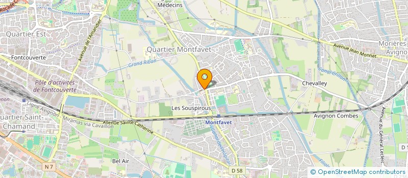 localisation de l'entreprise VESTA DISTRIBUTION à AVIGNON