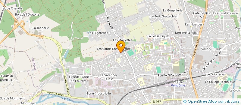 localisation de l'entreprise VESTA GENESIS  VENDOME