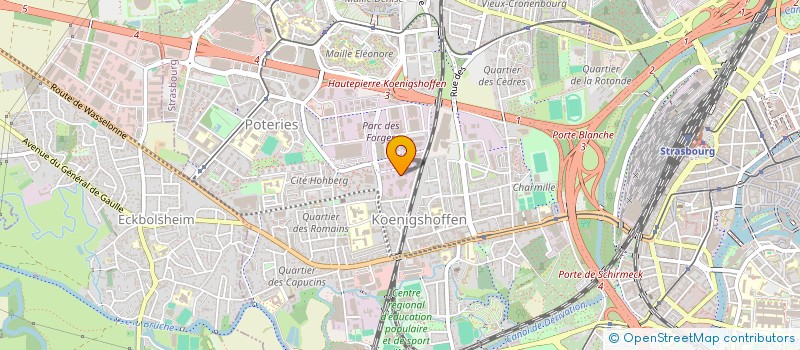 localisation de l'entreprise VESTA GROUPE à STRASBOURG