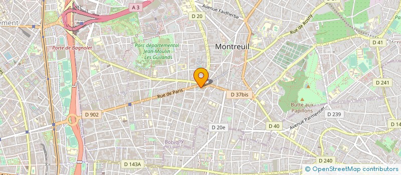 localisation de l'entreprise VESTA IMMOBILIER à MONTREUIL