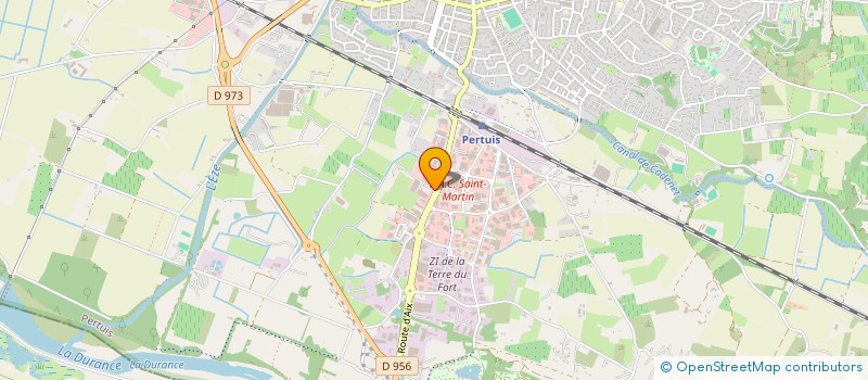 localisation de l'entreprise VESTA LUBERON à PERTUIS
