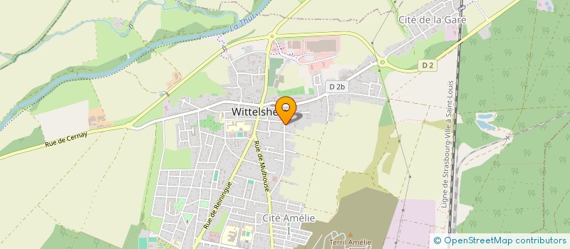 localisation de l'entreprise VESTA PREVOYANCE ET PATRIMOINE  WITTELSHEIM