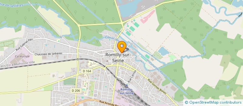 localisation de l'entreprise VESTA SERVICES à ROMILLY-SUR-SEINE