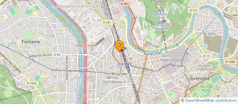 localisation de l'entreprise VESTA-SYSTEM à GRENOBLE