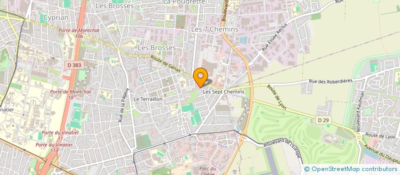 localisation de l'entreprise VESTA VIA  BRON