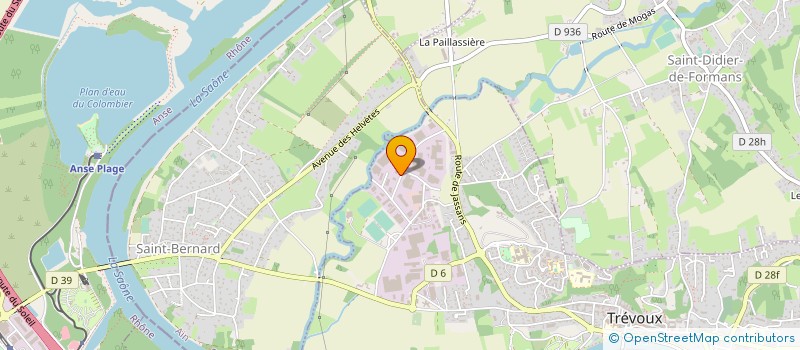 localisation de l'entreprise VESTABOIS à TREVOUX