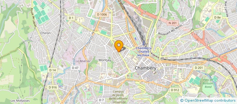 localisation de l'entreprise VESTAKARE à CHAMBERY