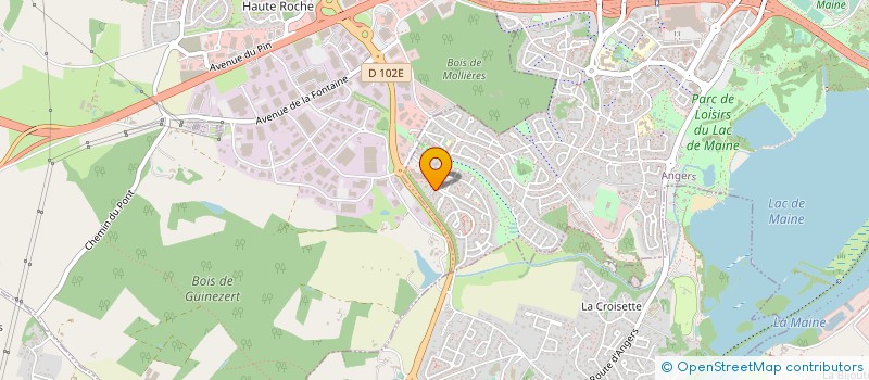 localisation de l'entreprise VESTALES-MOLLIERE à ANGERS