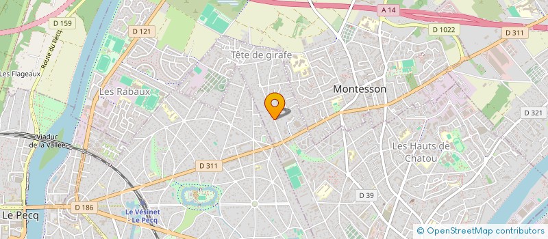 localisation de l'entreprise VESTALIE PRO  CHATOU