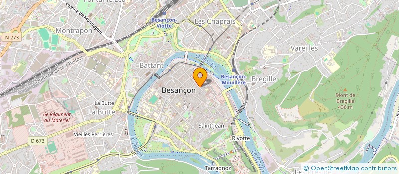 localisation de l'entreprise VESTALIMMO à BESANCON